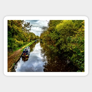 The View Eastwards From Kintbury Bridge Sticker